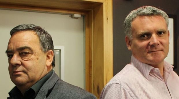 Mike Williams and Matthew Hooton by RNZ Dru Faulkner crop